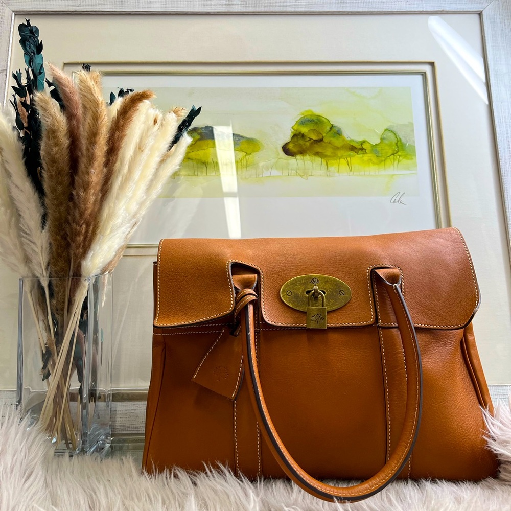 Vintage Mulberry Bayswater Leather Tote Bag